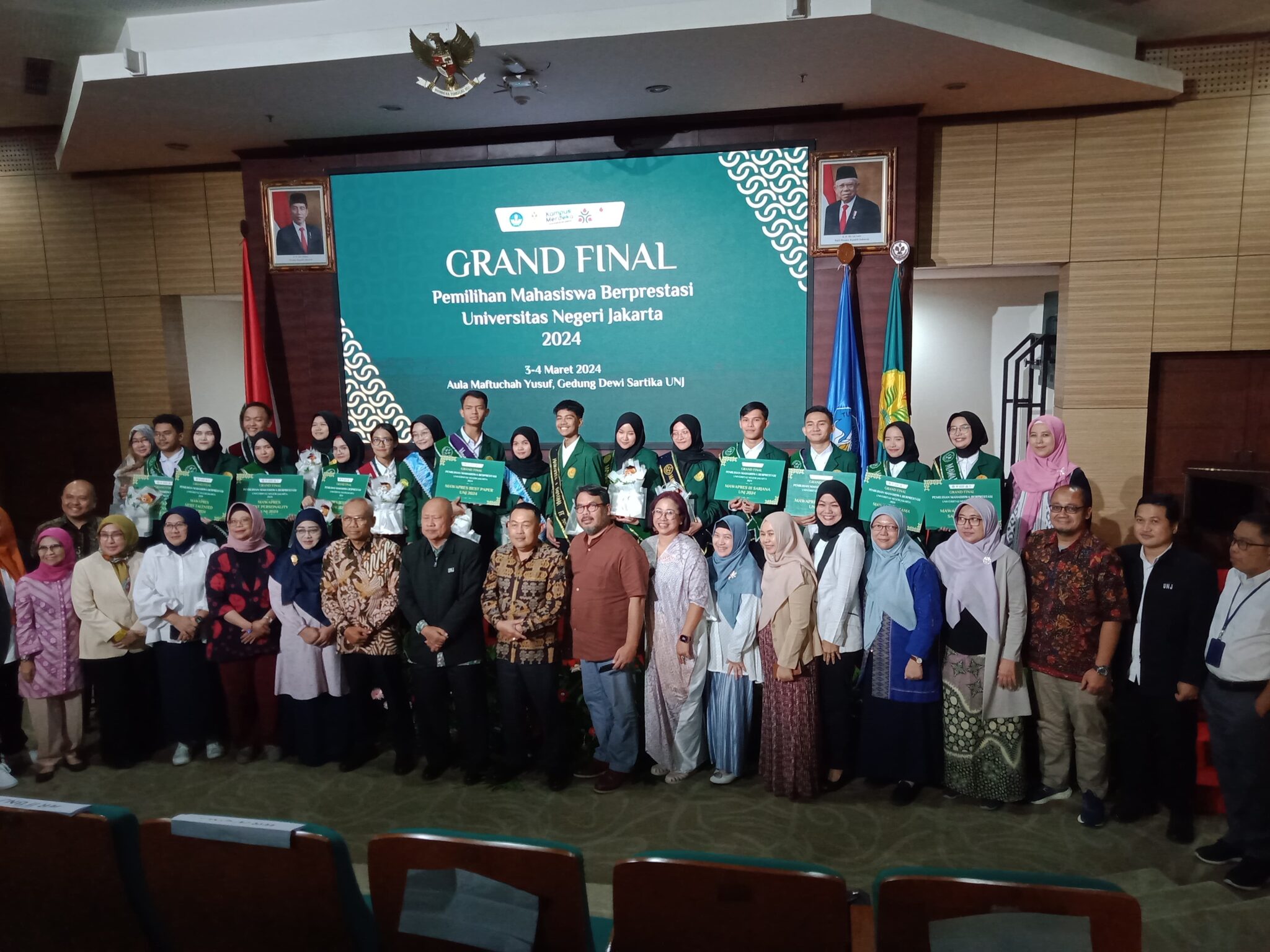 Grand Final Pemilihan Mahasiswa Berprestasi Universitas Negeri Jakarta ...